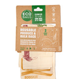 Organic Cotton Produce Bags Set of 3