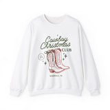 Cowboy Christmas Crewneck Sweatshirt (Custom Text)