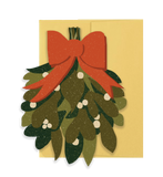 Mistletoe Holiday - Die Cut Card