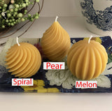 Spiral Beeswax Candle Collection