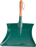 Moss Green Dustpan with Beechwood Handle