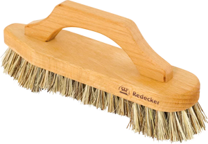 Scrub Brush with Oiled Beechwood Bow-Shaped Handle