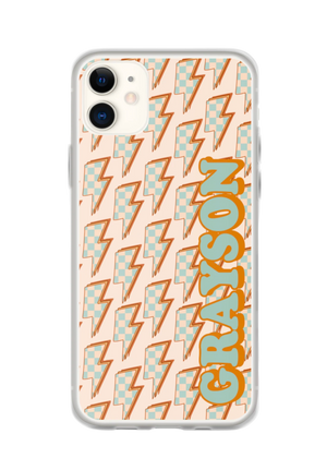 Checkered Bolt Phone Case