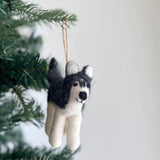 Felt Ornament - Husky