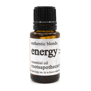 Energy essential oil blend.