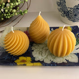 Spiral Beeswax Candle Collection