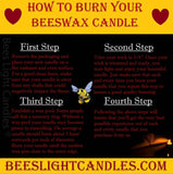 Modern Beeswax Pillar Candles