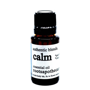 Calm essential oil blend.