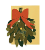 Mistletoe Holiday - Die Cut Card