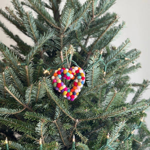 Felt Mini Love Pompom Wreath