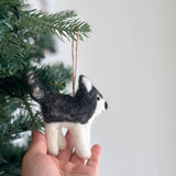 Felt Ornament - Husky