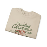 Cowboy Christmas Crewneck Sweatshirt (Custom Text)