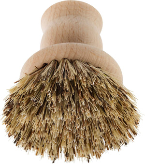 Natural Fiber Pot and Cup Brush