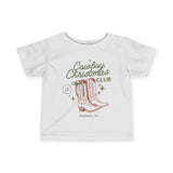 Cowboy Christmas Club Toddler Tee (Custom Text)