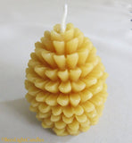 Beeswax Pine Cone Candle