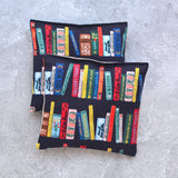 Vintage Bookshelf in Navy Cotton Lavender Sachet Bundle