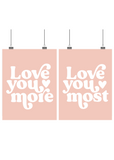 Love You More / Love You Most Poster