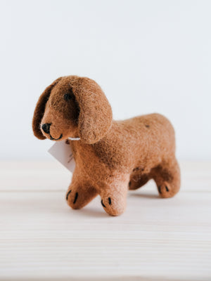 Hand Felted Dashshund