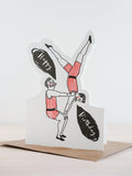 Happy Birthday Acrobats Greeting Card