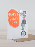 Happy Birthday Trumpeter Greeting Card