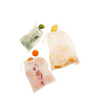 Organic Cotton Produce Bags Set of 3