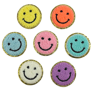 Smiley Chenille Patch