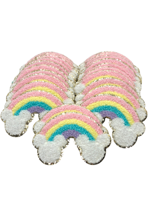 Mickey Mouse Rainbow Chenille Patch