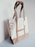 Market Tote - Natural & Khaki