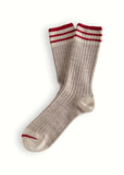 Nautical Turn Collection - Oceanside Beige Socks