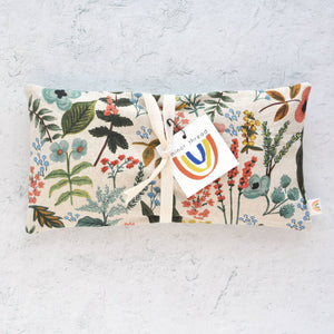 Oversized Eye Pillow in Amalfi Herb Garden Floral Botanical