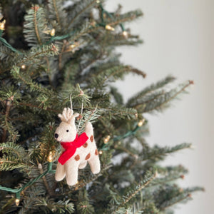 Christmas Reindeer Felt Ornament