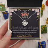 Best Mom In The World | Love Knot Necklace