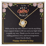 Best Mom In The World | Love Knot Necklace - AlexEcomStore