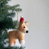 Felt Corgi Dog Ornament with Big BUTT