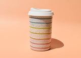 Rainbow Stripe Travel Cup