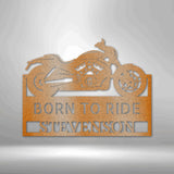 Cruiser Motorcycle | Metal Wall Art - AlexEcomStore