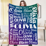 Custom Name Blanket Unique Gift for Family - AlexEcomStore