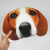 Custom Pet Photo Pillow, Custom Pet Face Pillow, 3D Portrait Pillow