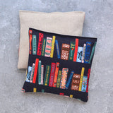 Vintage Bookshelf in Navy Cotton Lavender Sachet Bundle