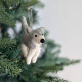 Felt Ornament - Husky