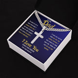 Dad | Cuban Chain With Cross Necklace