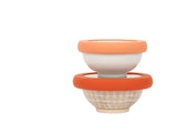 Food Huggers Lids Set/2 Terra Cotta (S,M)