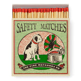 Dog and Gramaphone | Square - Safety Matches