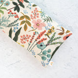 Oversized Eye Pillow in Amalfi Herb Garden Floral Botanical