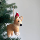 Felt Corgi Dog Ornament with Big BUTT