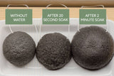 LUNA Charcoal Facial Sponge - Bulk Unpackaged