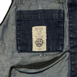 1/1 Custom Sleeveless Hugo BOSS Denim Vest - S