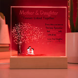 Mom & Daughter | Acrylic LED Night Light Decoration