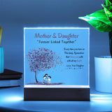 Mom & Daughter | Acrylic LED Night Light Decoration