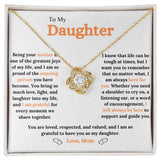 Mom To Daughter | Love Knot Necklace - AlexEcomStore